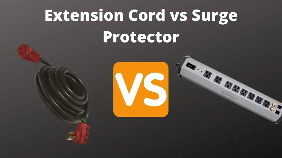Extension cord vs Surge Protector