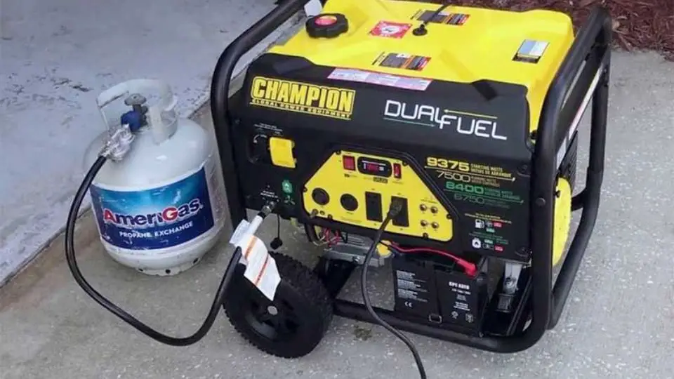 How much propane does a generator use
